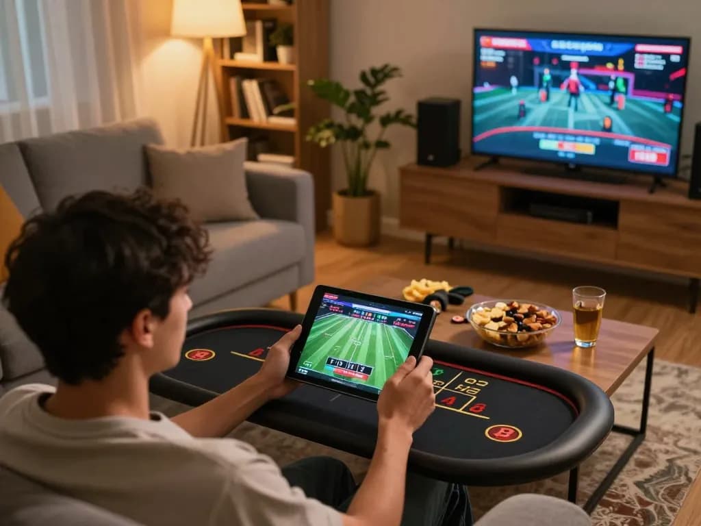 Engaging online casino experience with say88 nhà cái on tablet and smartphone, featuring vibrant gaming interface.