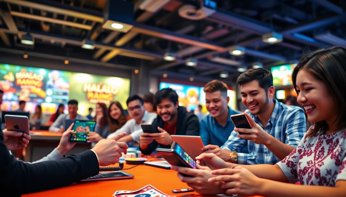 Engaging scene of players logging into Nhatvip, capturing the excitement of Đăng nhập Nhất Vip.