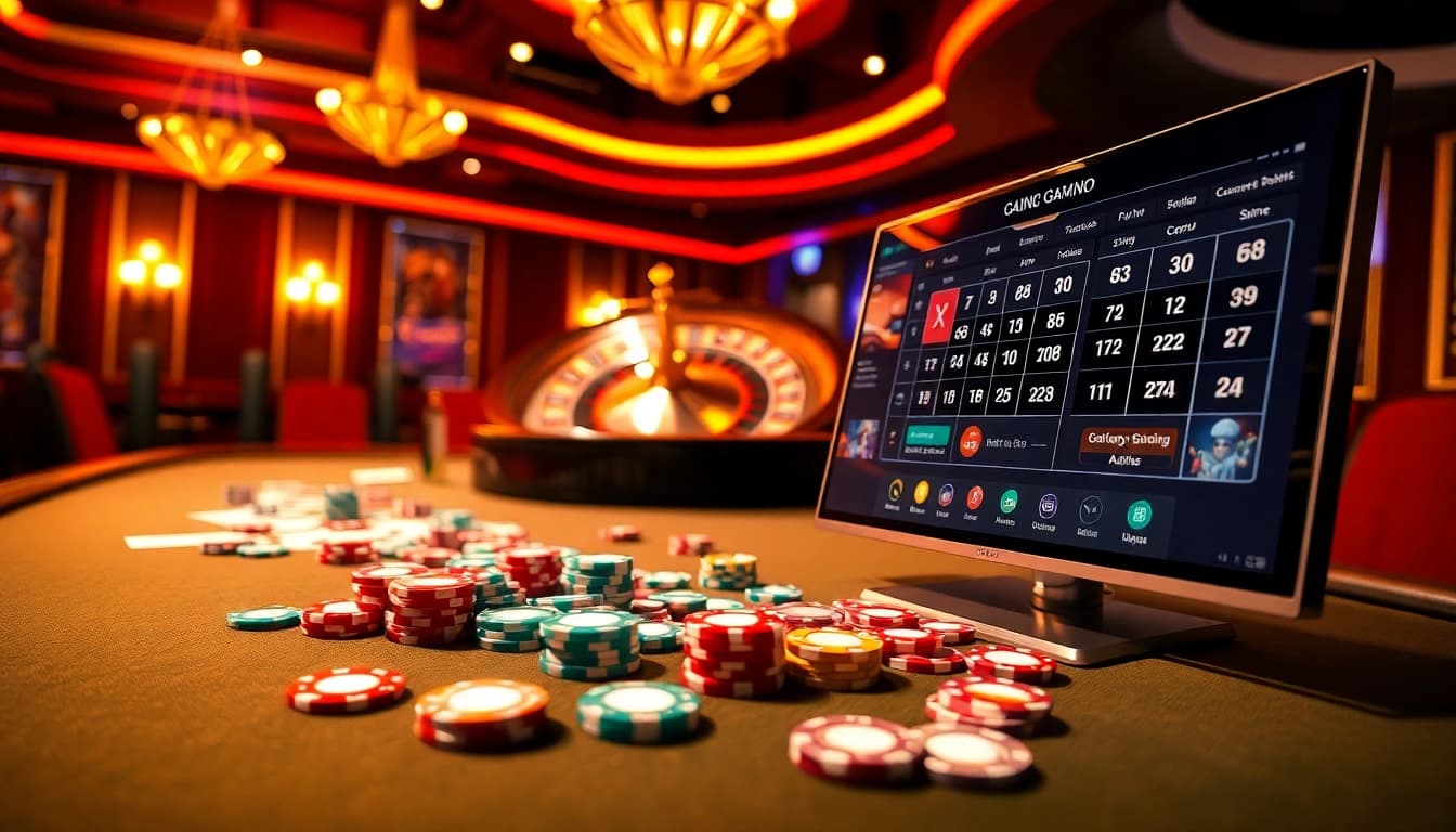 Experience the thrill of game đánh bài đổi thưởng with vibrant casino elements and dynamic betting.