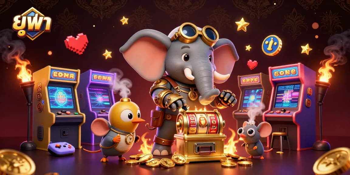 Enjoy thrilling gameplay in the ยูฟ่า casino, featuring slot machines and vibrant gaming elements.