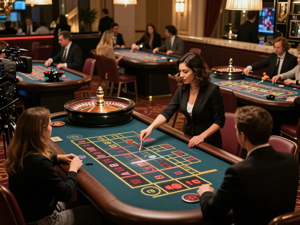 Players enjoying the excitement of roulette games at uk88s casino with vibrant atmosphere.