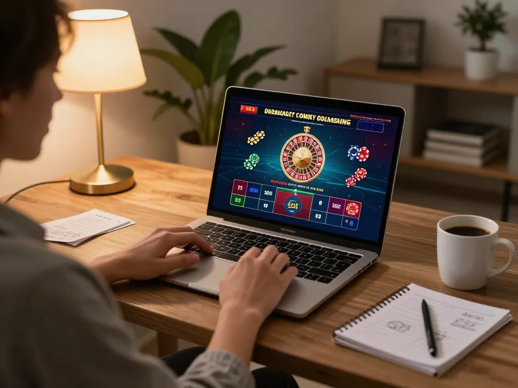 Experience online gaming at https://lv88cha.com/ with live dealer roulette in a cozy home setup.