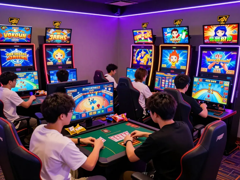Exciting gaming environment highlighting players enjoying sunwin cổng game bài đổi thưởng số 1 with vibrant visuals and engaging atmosphere.