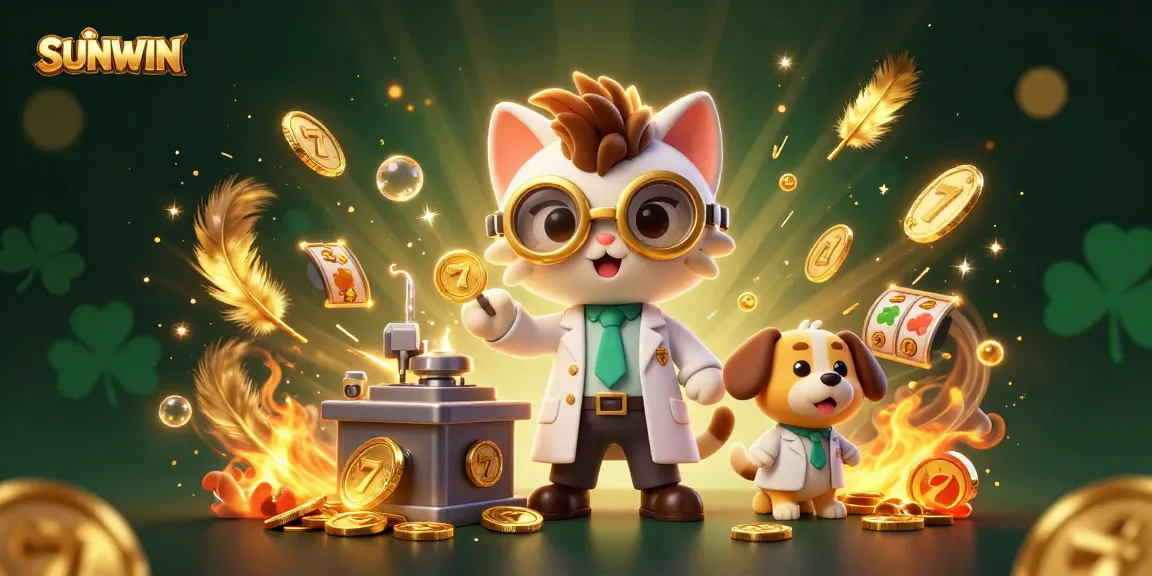 Discover thrilling gameplay with SUNWIN as a mad scientist cat invents gold-coin wonders.
