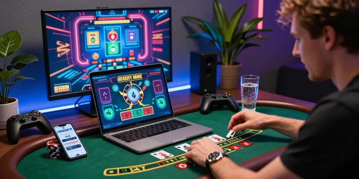 Engaging gaming scene featuring credit card casinos at scoarch.org.uk, showing a player enjoying live blackjack with vibrant visuals and banking options.