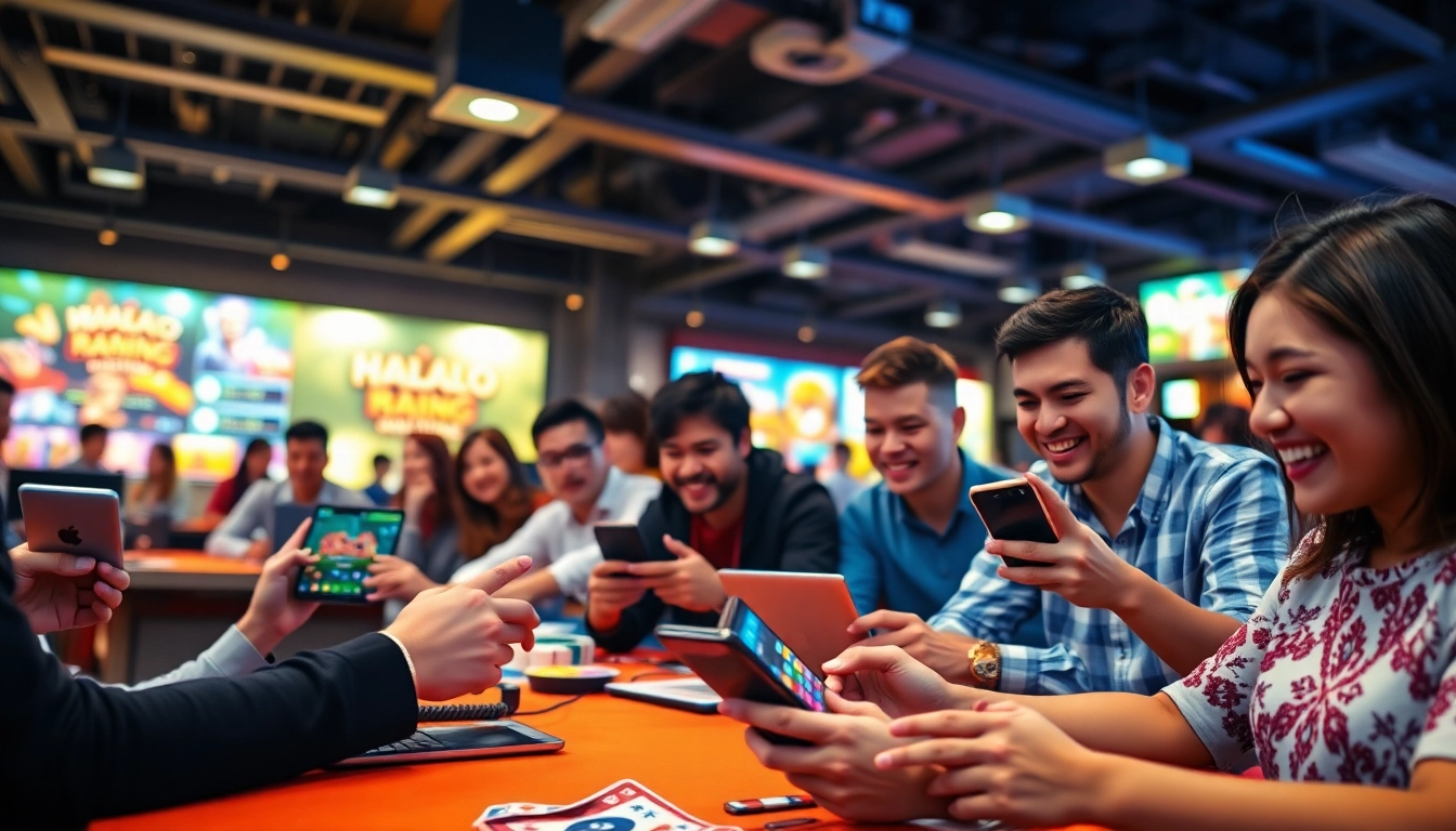 Engaging scene of players logging into Nhatvip, capturing the excitement of Đăng nhập Nhất Vip.