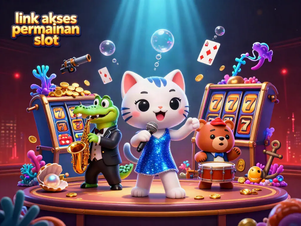 Gali keseruan dengan link akses permainan slot melalui gambar karakter kasino yang dinamis.