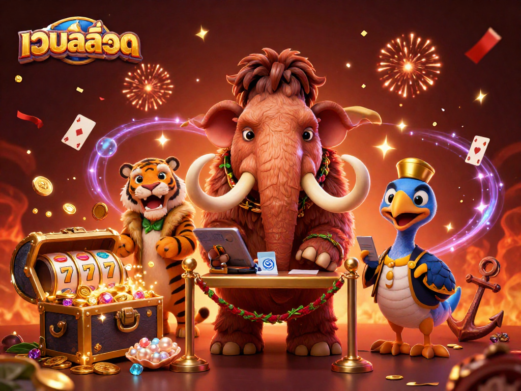 Play exciting เว็บสล็อต games with stunning visuals featuring carnival fun and treasure elements