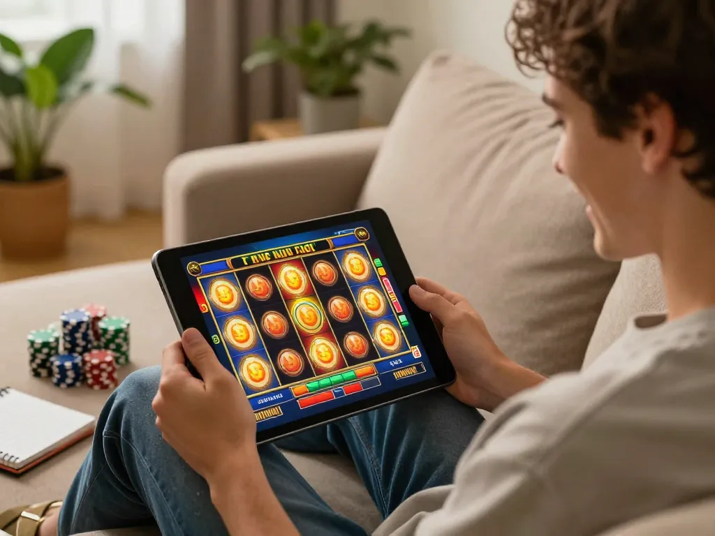 Terlibat dengan tautan hargatoto sambil menikmati permainan slot online yang nyaman di tablet.