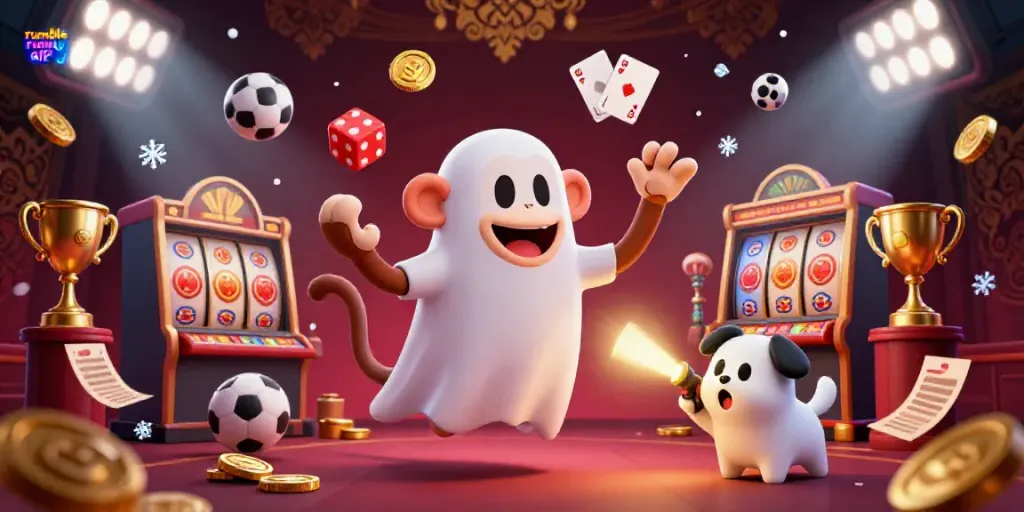 Experience the thrill of gaming with the rumble rummy apk set in a vibrant casino atmosphere full of golden rewards.