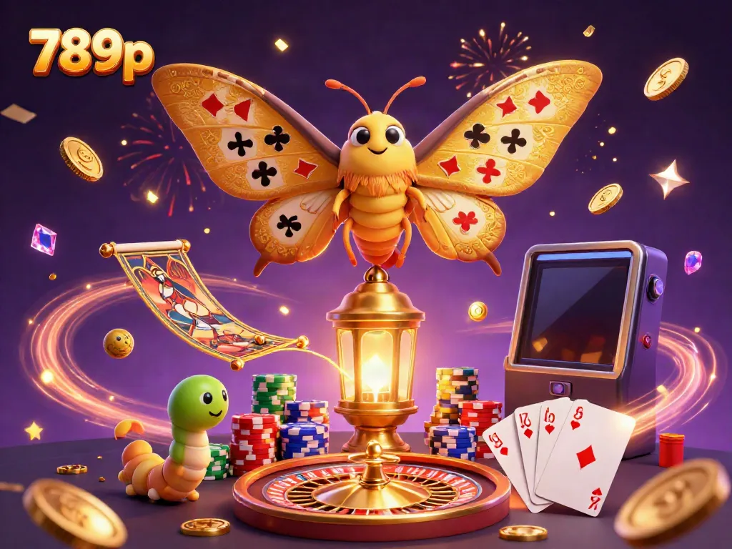 Engage in thrilling gameplay with the vibrant 789p casino scene featuring golden coins and a spinning roulette wheel.