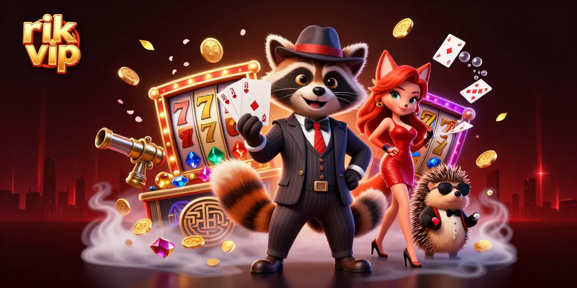 Experience thrilling wins with rik vip in a vibrant illustration of casino fun and excitement.
