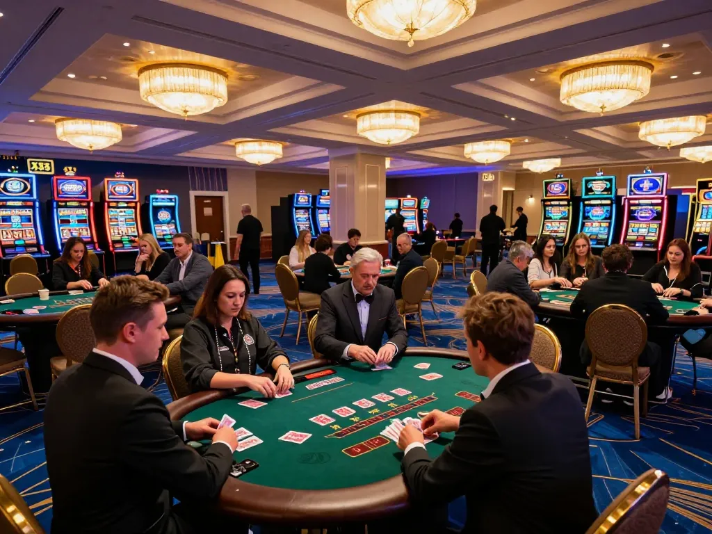 Players engaging in a thrilling blackjack game at XX 88 casino, showcasing excitement and strategy.