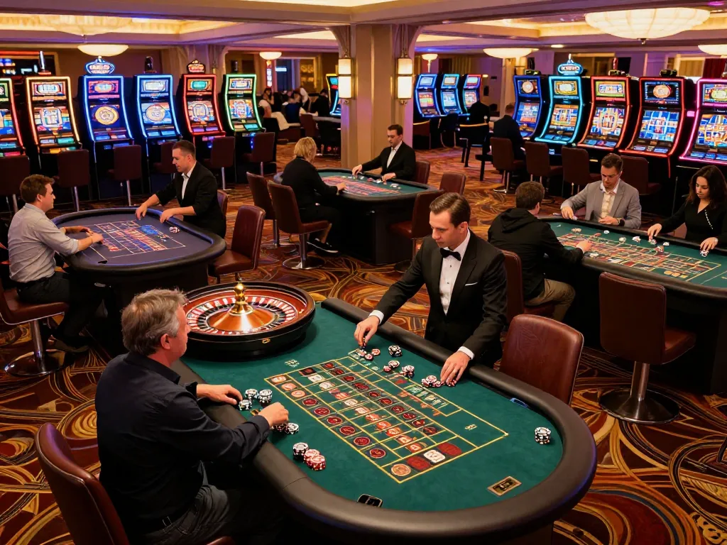 Players engaging in roulette action at MM 88 casino, vibrant atmosphere with chips and excitement.
