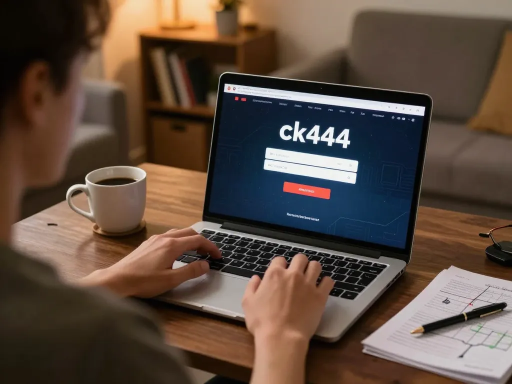 Access ck444 login on a laptop in a cozy home setup while enjoying online casino games.