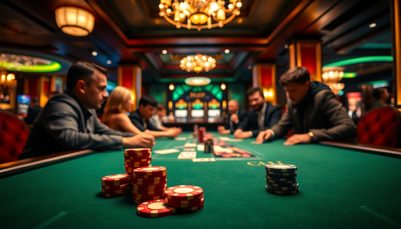 Experience the excitement of uu娛樂 through an immersive poker game setting with dynamic lighting and vibrant colors.