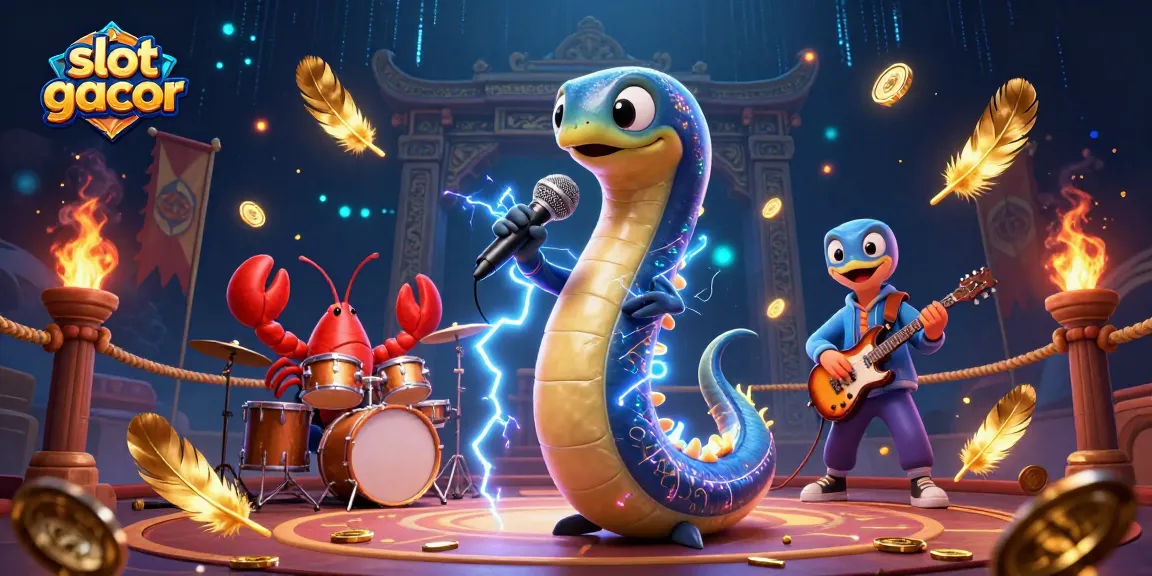 Experience the thrill of slot gacor action with vibrant underwater casino characters.