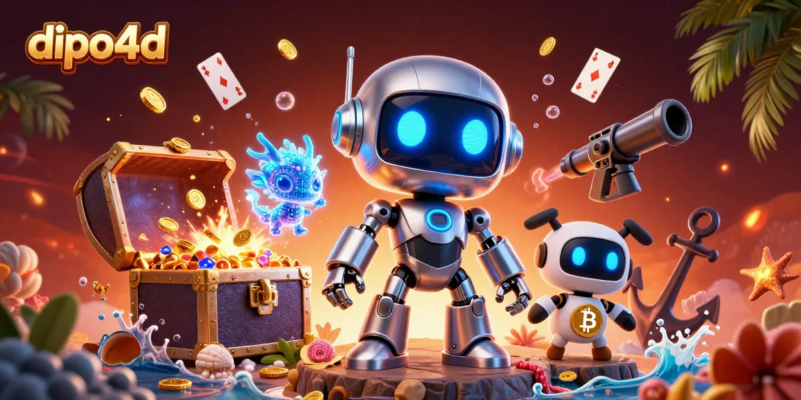 Dapatkan kemenangan besar dengan dipo4d dalam ilustrasi kasino digital 3D yang penuh aksi dan warna.