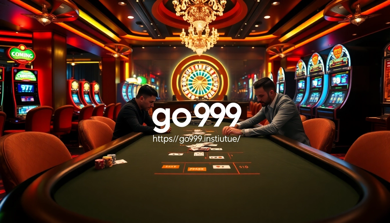 Experience the thrill of gaming at https://go99.institute/ with professional poker action and vibrant slot machines.