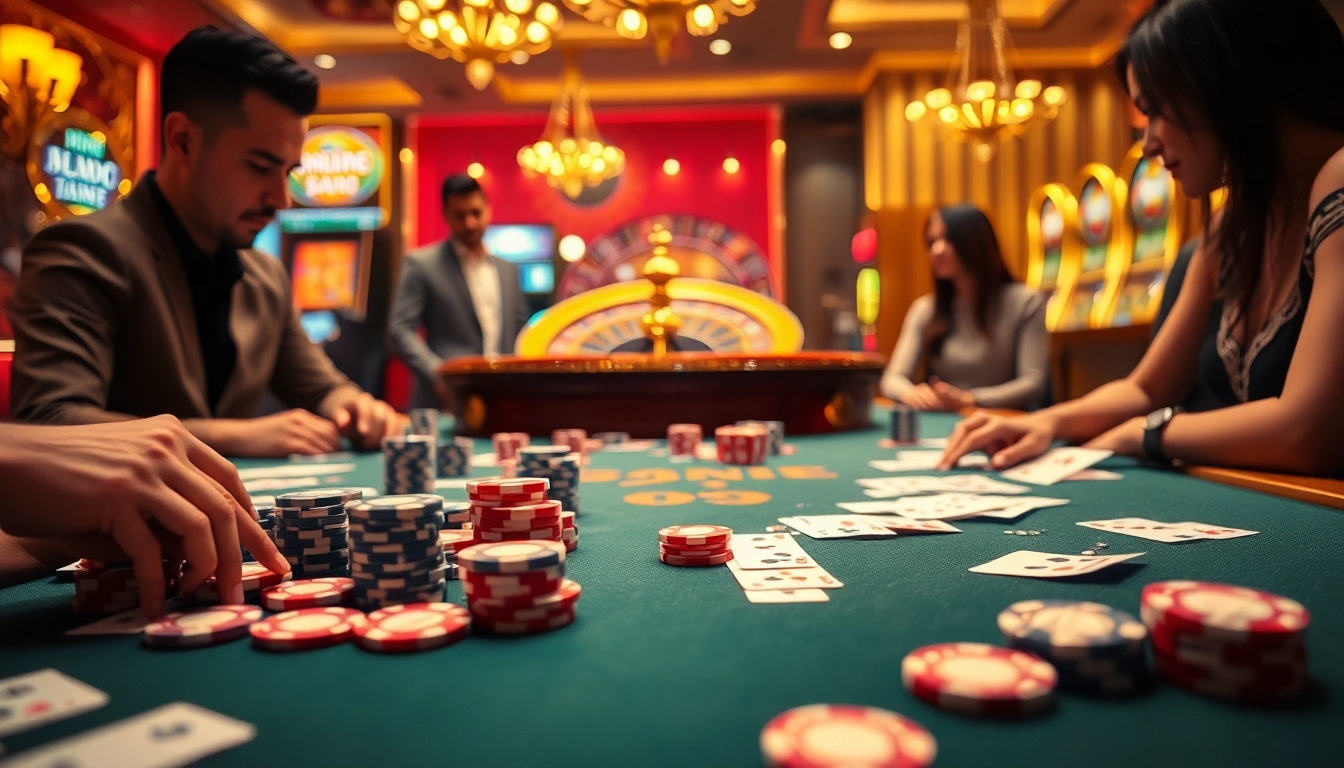 SODO66, an exhilarating casino experience with poker chips, cards, and a roulette wheel.