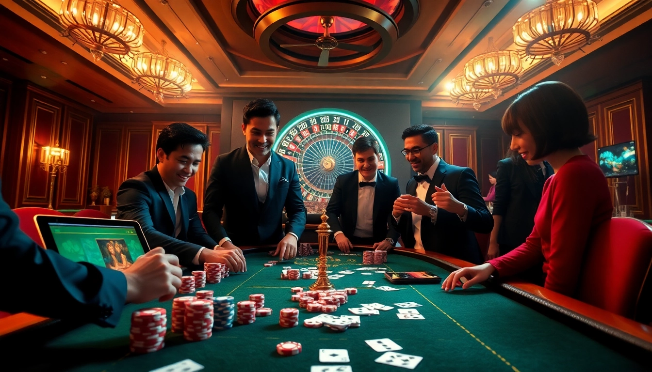 Experience the excitement of ww88 with players enjoying a vibrant casino game atmosphere.