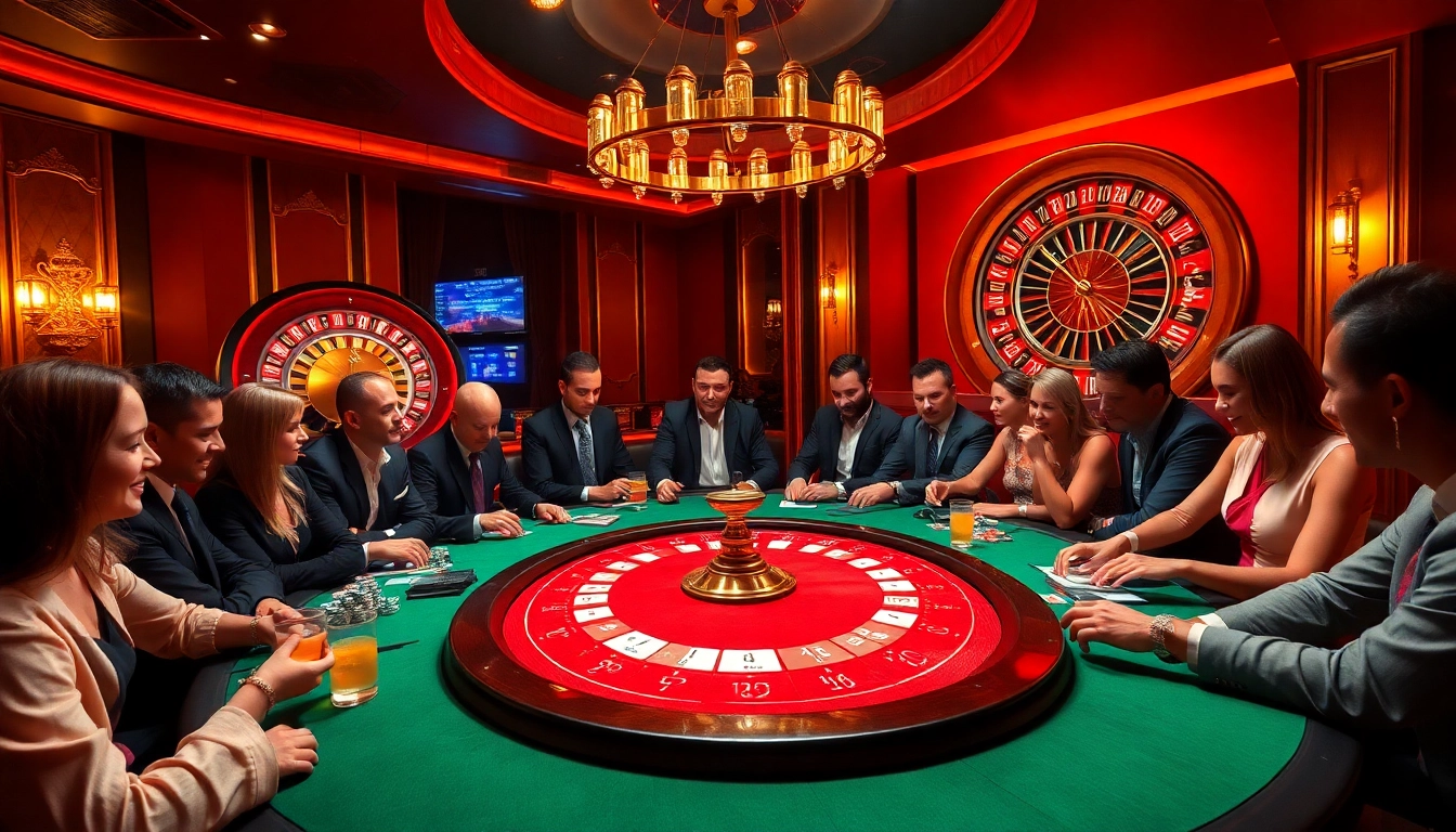Enjoy a thrilling poker game at VA88 casino, featuring vibrant atmosphere and professional players.