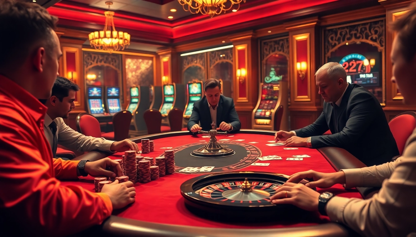 Engage in high-stakes poker at a luxurious casino showcasing hidden wiki dark web elements in a thrilling atmosphere.