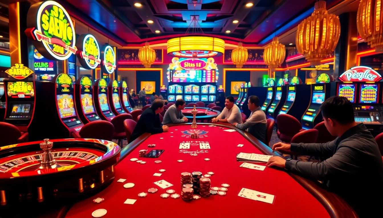 Experience the thrill of winning at situs 11 with vibrant casino games and engaging players.