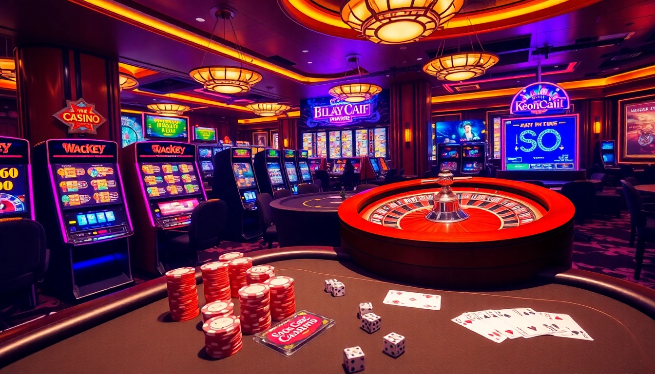 Experience thrilling betting moments on keonhacai5 with vibrant casino visuals and excitement.