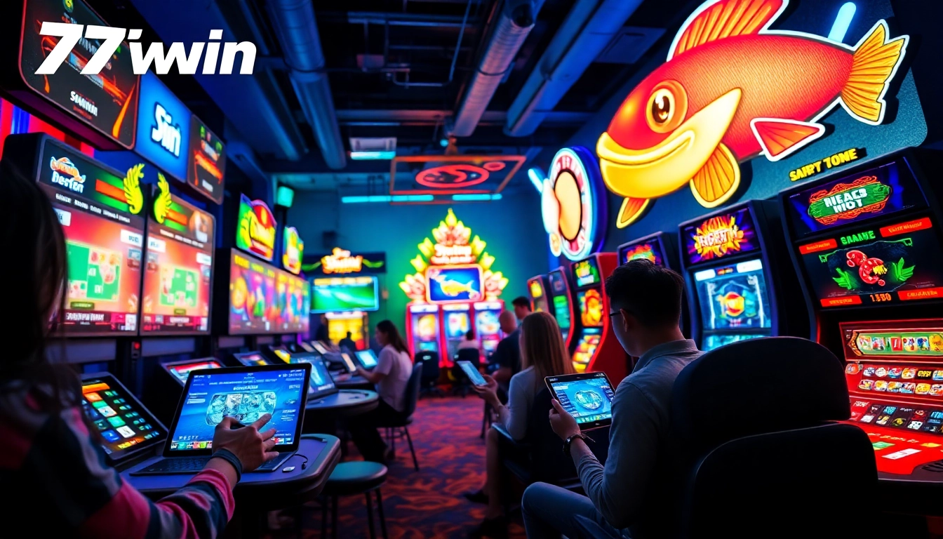 77win online gaming experience with vibrant games, sports betting and excitement.