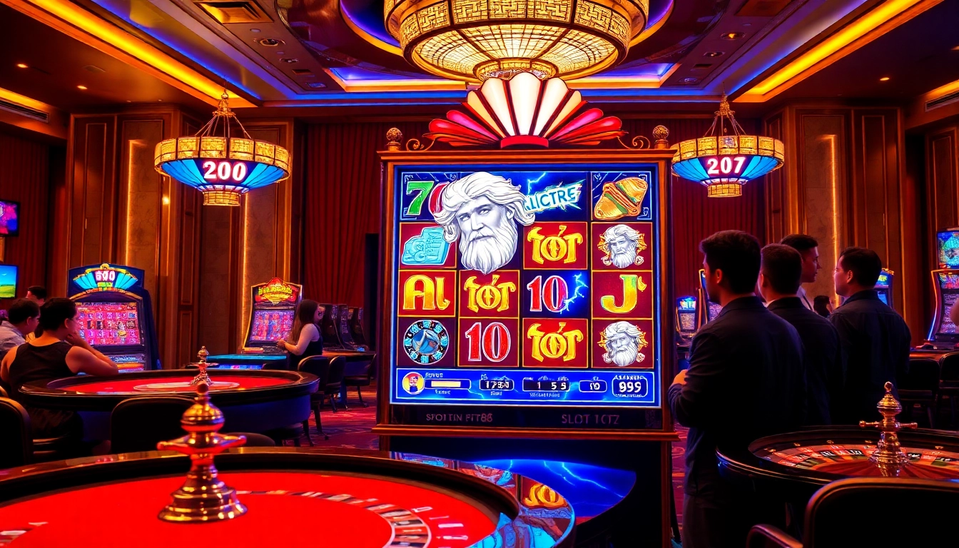 Rasakan sensasi bermain slot88 di kasino mewah dengan mesin bertema Zeus.