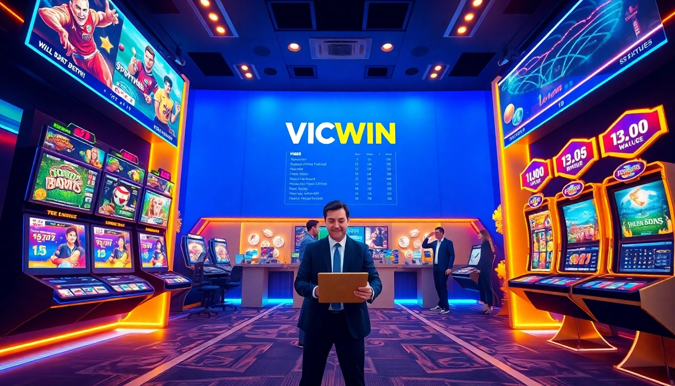 Explore the exciting VICWIN online gaming platform featuring diverse betting options and a friendly interface.