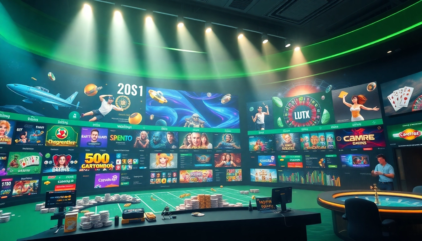 Engaging visual of mm88 online gambling platform featuring diverse games and interactive elements.