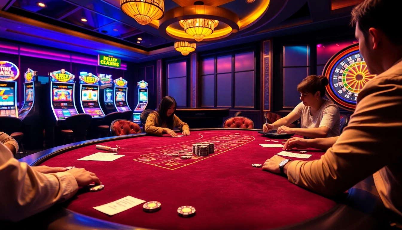 Experience excitement at https://gg88com.pro/ with a lavish poker game and vibrant casino atmosphere.