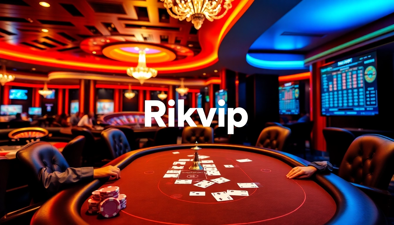 Experience thrilling gameplay at Rikvip with vibrant poker tables and engaging online interfaces.