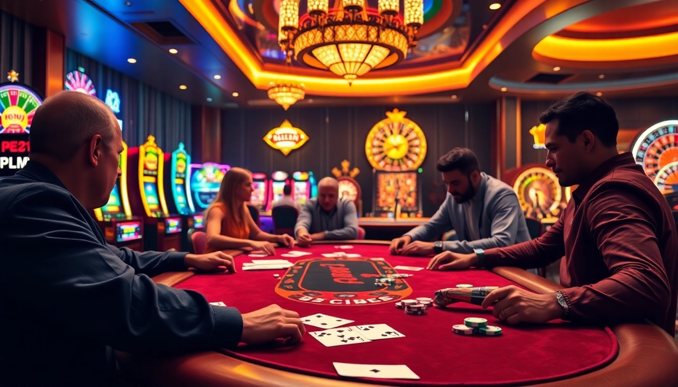 Intense poker action at B52CLUB, showcasing thrilling gameplay with poker chips and cards.